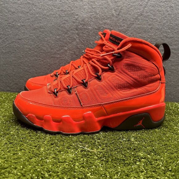 Size 9-Nike Air Jordan 9 Retro Chile Red (Mens) - Picture 1 of 14